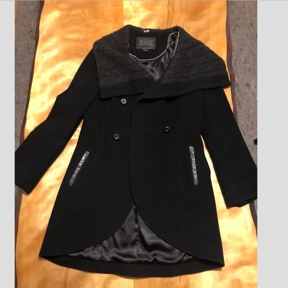 mackage mai wrap wool coat